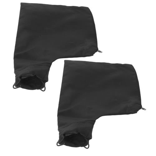 STOBAZA 2 Stück Staubbeutel für Sägemaschinen mit Reißverschluss Aluminium Zuschnitt Staubabsaugung Zubehör für Holzarbeiten Motor Schutz und Effiziente Staubkontrolle von STOBAZA