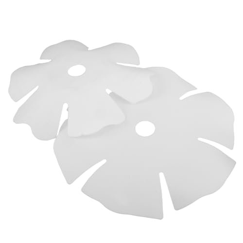 STOBAZA 2 Stück Teiliges Blumen Deckenlampenschirm Nordic Design Weiße Blütenform Leichter Kunststoff Weiches Umgebungslicht Stilvoll für Schlafzimmer und Esszimmer Kreative Pendelleuchte von STOBAZA