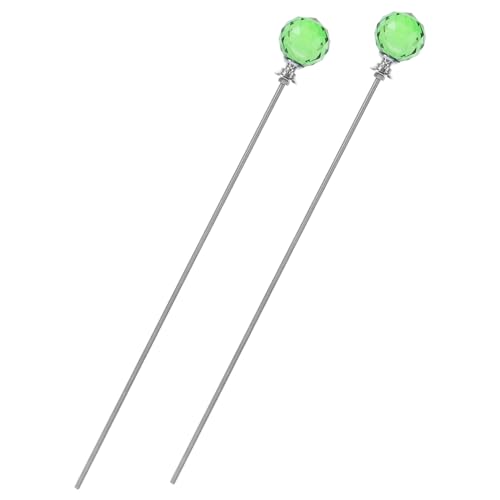 STOBAZA 2 Stück Teiliges Gartenpflanzstäbe mit Kristallaufsatz Dekorative Metallstäbe mit Langem Gewindebolzen Stilvolle Pflanzenstütze für Blumentöpfe Orchideen Tomaten und Feengärten STOBAZA 2 Stück Teiliges Gartenpflanzstäbe mit Kristallaufsatz Dekorative Metallstäbe mit Langem Gewindebolzen Stilvolle Pflanzenstütze für Blumentöpfe Orchideen Tomaten und Feengärten von STOBAZA