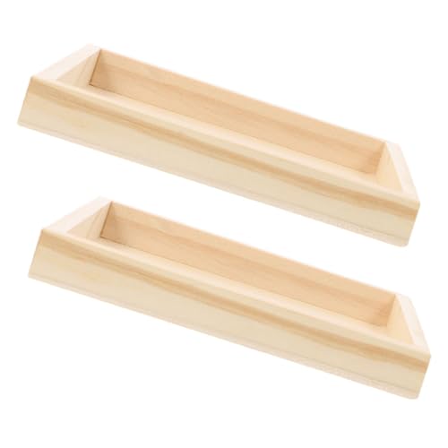 STOBAZA 2 Stück Teiliges Holztablett für Puzzleblöcke Stabile Wiederverwendbare Aufbewahrungsschalen aus Holz Quadratische Sortier und Lagertrays für Bausteine Leicht zu Reinigen und STOBAZA 2 Stück Teiliges Holztablett für Puzzleblöcke Stabile Wiederverwendbare Aufbewahrungsschalen aus Holz Quadratische Sortier und Lagertrays für Bausteine Leicht zu Reinigen und von STOBAZA