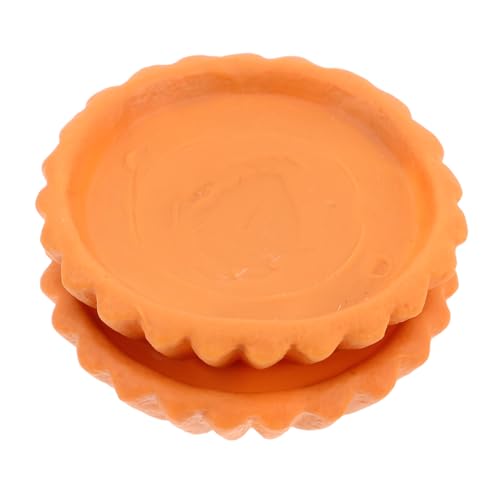 STOBAZA 2 Stück Teiliges Realistische Künstliche Tarteschalen aus Kunststoff Detailgetreue Mini Dessert Deko für Puppenhaus Vielseitig als Küchen und Partyaccessoire und Langlebig von STOBAZA
