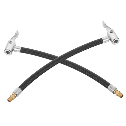 STOBAZA 2 Stück Teiliges Schwarzes Luftrohr Ersatzschlauch für Autoluftpumpe Flexibel mit Innengewinde Verlängerungskabel zum Schnellen Reifenfüllen Kompatibel mit Reifenfüllern STOBAZA 2 Stück Teiliges Schwarzes Luftrohr Ersatzschlauch für Autoluftpumpe Flexibel mit Innengewinde Verlängerungskabel zum Schnellen Reifenfüllen Kompatibel mit Reifenfüllern von STOBAZA