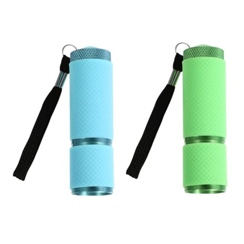 STOBAZA 2 Stück Teiliges UV LED Maskenerkennungs mit Flammiger Fluoreszenz Detektionslampe Tragbare Maniküre Taschenlampe Energieeffizient Kompakt für und Reisen von STOBAZA