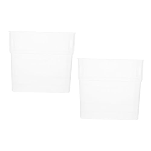 STOBAZA 2 Stück Transparenter Desktop Mülleimer aus Robustem Kunststoff Kompakter Kleiner Abfalleimer für Büro Badezimmer Klarer Tischabfallbehälter Platzsparend und Langlebig STOBAZA 2 Stück Transparenter Desktop Mülleimer aus Robustem Kunststoff Kompakter Kleiner Abfalleimer für Büro Badezimmer Klarer Tischabfallbehälter Platzsparend und Langlebig von STOBAZA