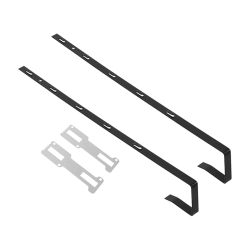 STOBAZA 2 Stück Verstellbare Türspiegel Haken Schwere Metall Aufhänger für Spiegel und Kleidung Platzsparende Türmontage Einfache Installation Robust und Langlebig Multifunktional für von STOBAZA