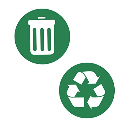 STOBAZA 2 Stück Wasserdichte Abziehbare Pvc aufkleber für Mülltonnen Praktische Recycling etiketten zur Mülltrennung Selbstklebend Einfach Anzubringen Glatten Oberflächen Wie und Fliesen STOBAZA 2 Stück Wasserdichte Abziehbare Pvc aufkleber für Mülltonnen Praktische Recycling etiketten zur Mülltrennung Selbstklebend Einfach Anzubringen Glatten Oberflächen Wie und Fliesen von STOBAZA