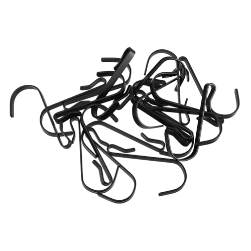 STOBAZA 20 Stück Hakenleiste küchenwandmontierte Haken und Gestelle Mantelstifte Wand montiert Badetuchhaken Utility-Wandhalterungshaken Haken für Stecktafeln aus Metall Schwarz STOBAZA 20 Stück Hakenleiste küchenwandmontierte Haken und Gestelle Mantelstifte Wand montiert Badetuchhaken Utility-Wandhalterungshaken Haken für Stecktafeln aus Metall Schwarz von STOBAZA