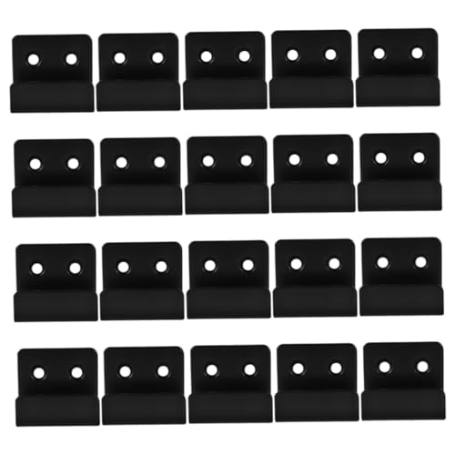 STOBAZA 20 Stück Teiliges Edelstahl Fliesen Wandhänger mit Schwarzer Beschichtung Robustes Rostfreies Montagehalterungssystem Verstellbare Clips Geeignet für Küche und Bad zur Praktischen STOBAZA 20 Stück Teiliges Edelstahl Fliesen Wandhänger mit Schwarzer Beschichtung Robustes Rostfreies Montagehalterungssystem Verstellbare Clips Geeignet für Küche und Bad zur Praktischen von STOBAZA