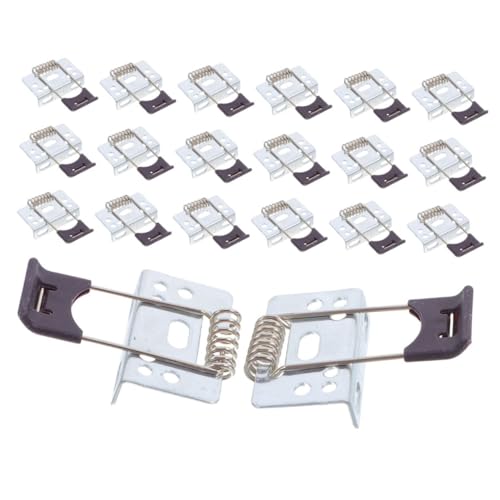 STOBAZA 20 Stück Teiliges Förmiges Federclip für Einbauspots Stabile LED Deckenlampenhalterungen Sichere Montage von Panel und Downlight Spots für Büro Laden und STOBAZA 20 Stück Teiliges Förmiges Federclip für Einbauspots Stabile LED Deckenlampenhalterungen Sichere Montage von Panel und Downlight Spots für Büro Laden und von STOBAZA