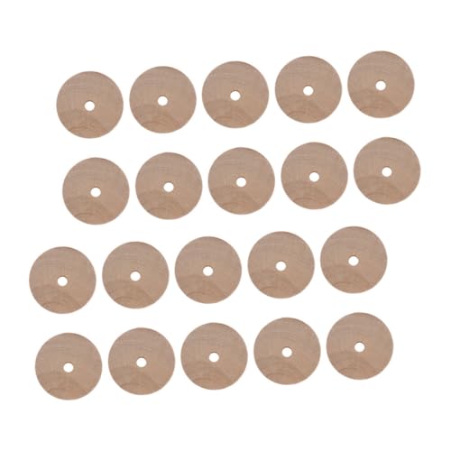 STOBAZA 20 Stück Teiliges Kleine Naturbelassene Holzräder Flache Unbehandelte Miniatur Holzräder für DIY Bastelarbeiten und Kreative Handwerksprojekte STOBAZA 20 Stück Teiliges Kleine Naturbelassene Holzräder Flache Unbehandelte Miniatur Holzräder für DIY Bastelarbeiten und Kreative Handwerksprojekte von STOBAZA
