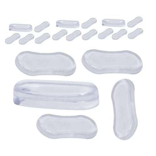 STOBAZA 20 Stück Teiliges Toilettensitz aus Transparentem Weichem Silikon mit Selbstklebender Rutsch und Kollisionsfunktion Universelle Geräuschdämpfende Polster für Sanftes Schließen STOBAZA 20 Stück Teiliges Toilettensitz aus Transparentem Weichem Silikon mit Selbstklebender Rutsch und Kollisionsfunktion Universelle Geräuschdämpfende Polster für Sanftes Schließen von STOBAZA
