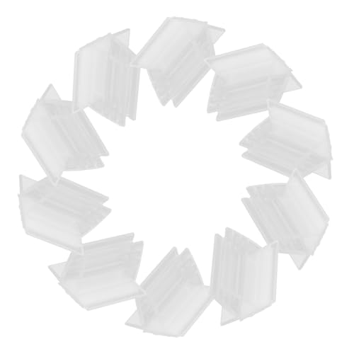 STOBAZA 20 Stück Teiliges Transparente Kunststoff Regal Etikettenhalter mit Weichem Zahnclip Wiederverwendbar Einsetzbar für Supermarkt Büro und Einzelhandel mit Schaumstoffpad STOBAZA 20 Stück Teiliges Transparente Kunststoff Regal Etikettenhalter mit Weichem Zahnclip Wiederverwendbar Einsetzbar für Supermarkt Büro und Einzelhandel mit Schaumstoffpad von STOBAZA