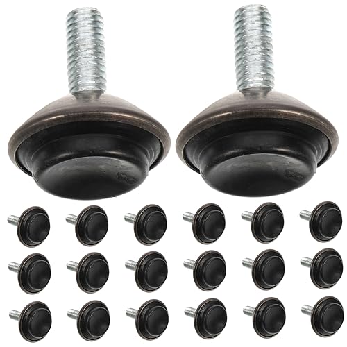 STOBAZA 20stücke Verstellbare Möbelfüße Nivellierfüße Für Möbel Höhenverstellbare Füße Für Tisch Sofa Schrank Praktisch Stabil Und Installieren Höhe Schwarz-Gold STOBAZA 20stücke Verstellbare Möbelfüße Nivellierfüße Für Möbel Höhenverstellbare Füße Für Tisch Sofa Schrank Praktisch Stabil Und Installieren Höhe Schwarz-Gold von STOBAZA