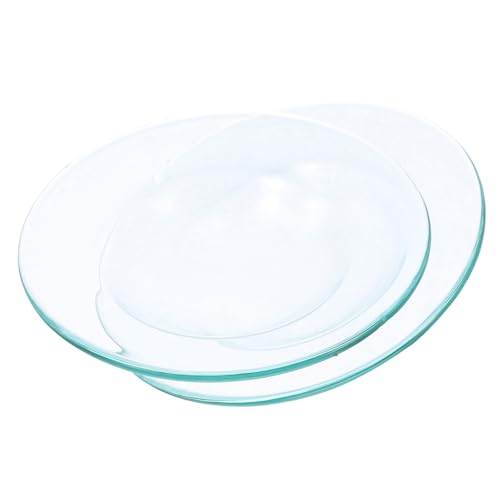 STOBAZA 2Stücke Wiederverwendbare Wachs Schmelz Liner Tabletts für Aromatherapie Öllampen Transparent Hochwertiges für Zuhause Büro und Yoga von STOBAZA