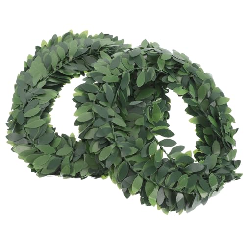 STOBAZA 2stücke Künstliche Rattan Girlande Mit Grünen Blättern Für Hochzeitsdekoration DIY Kranz Und Auto-Dekoration Fake Vine Rattan Für Kreative Arrangements STOBAZA 2stücke Künstliche Rattan Girlande Mit Grünen Blättern Für Hochzeitsdekoration DIY Kranz Und Auto-Dekoration Fake Vine Rattan Für Kreative Arrangements von STOBAZA