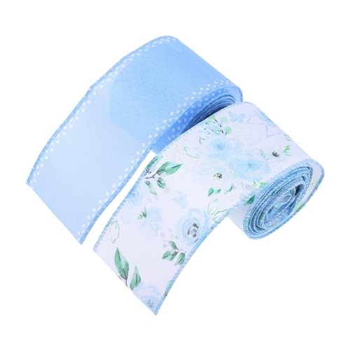 STOBAZA 2stücke Kranzverzierungen Botanisches Randband Dekoratives Band Zum Verpacken Frühlingsband Für Kränze Geschenkbands Band Zur Herstellung Von Haarschleifen Floristenband STOBAZA 2stücke Kranzverzierungen Botanisches Randband Dekoratives Band Zum Verpacken Frühlingsband Für Kränze Geschenkbands Band Zur Herstellung Von Haarschleifen Floristenband von STOBAZA