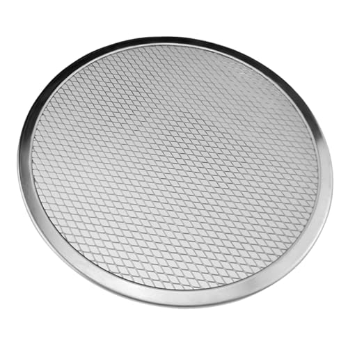 STOBAZA 2stücke Runde Pizzapfanne Aus Aluminium Pizzabackform Mit Antihaftbeschichtung Pizzablech Für Ofen Oder Gefrierschrank Leicht Zu Reinigen STOBAZA 2stücke Runde Pizzapfanne Aus Aluminium Pizzabackform Mit Antihaftbeschichtung Pizzablech Für Ofen Oder Gefrierschrank Leicht Zu Reinigen von STOBAZA