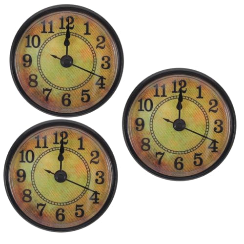 STOBAZA 3 Stück Retro Quartz Uhrwerk Einsatz Runder DIY Uhreinsatz für Wanduhr Vintage Design Installieren für Zuhause und Büro Langlebiges Material Uhrwerk STOBAZA 3 Stück Retro Quartz Uhrwerk Einsatz Runder DIY Uhreinsatz für Wanduhr Vintage Design Installieren für Zuhause und Büro Langlebiges Material Uhrwerk von STOBAZA
