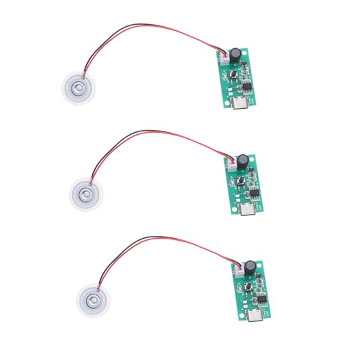 STOBAZA 3stücke Luftbefeuchtermodul Zerstäubungsmodul Für USB-luftbefeuchter Mit Nebelgerät-zubehör-kit Und Niederspannungsfähigem Nebelgeneratormodul Für Dekorative Springbrunnen von STOBAZA