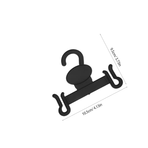 STOBAZA 30 Stück Teiliges Kunststoff Schuhhaken für Hausschuhe und Sandalen Installieren Langlebig Platzsparend Moderner Schwarzer Schuhaufbewahrungshaken für Schrank und Einzelhandel von STOBAZA