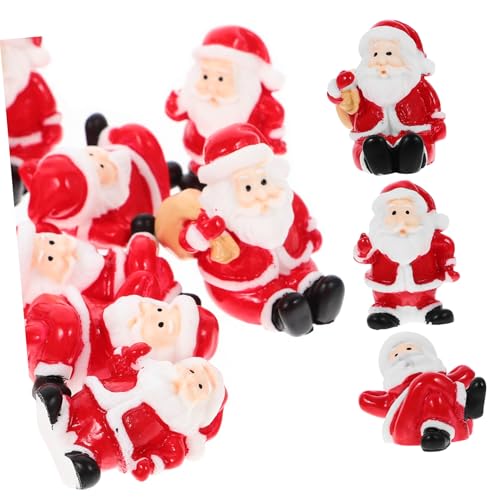 STOBAZA 36 STK Weihnachtsmann-Ornamente Weihnachtslichter Weihnachtsdorf Zubehör Weihnachtliche Miniaturfiguren Dekoration Für Weihnachtsfeiern Weihnachtsmann-Puppe Feenfiguren Harz Rot STOBAZA 36 STK Weihnachtsmann-Ornamente Weihnachtslichter Weihnachtsdorf Zubehör Weihnachtliche Miniaturfiguren Dekoration Für Weihnachtsfeiern Weihnachtsmann-Puppe Feenfiguren Harz Rot von STOBAZA