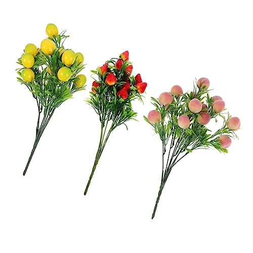 STOBAZA 3stücke Künstliche Früchte Obstzweig Verzierungen Für Küche Tisch Deko Künstliche Obstzweige Als Foto-Requisite Und Bühnendekoration Naturgetreue Obstdekorationen STOBAZA 3stücke Künstliche Früchte Obstzweig Verzierungen Für Küche Tisch Deko Künstliche Obstzweige Als Foto-Requisite Und Bühnendekoration Naturgetreue Obstdekorationen von STOBAZA