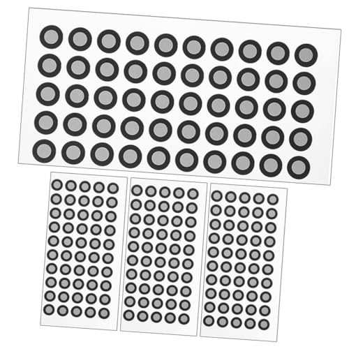 STOBAZA 4 Blätter Reflektierende Marker Punkte Reißfestes Markierungspunkte Selbstklebende Reflexfolie für Präzises Scanning und Stabile Haftung von STOBAZA