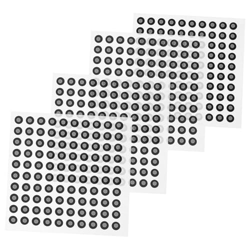 STOBAZA 4 Blatt Reflektierenden Tracking dots für Scanner Präzise Referenzpunkt Marker mit Streulicht Hochgenaue Optische Verfolgung für Exaktes Scanning und Positionierung von STOBAZA