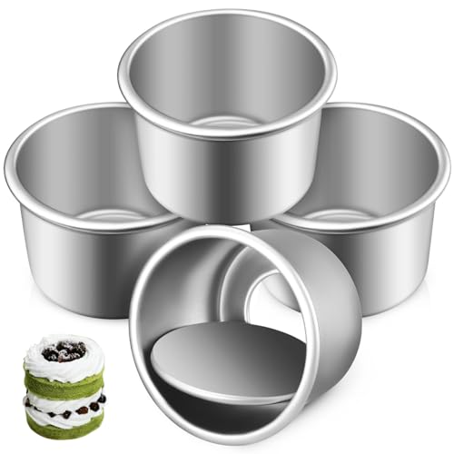 STOBAZA 4stücke Kleine Kuchenformen Mit Abnehmbarem Boden Antihaftbeschichtet Für Backen Zu Hause Für Partys Backutensilien Für Leckere Torten Und Desserts STOBAZA 4stücke Kleine Kuchenformen Mit Abnehmbarem Boden Antihaftbeschichtet Für Backen Zu Hause Für Partys Backutensilien Für Leckere Torten Und Desserts von STOBAZA