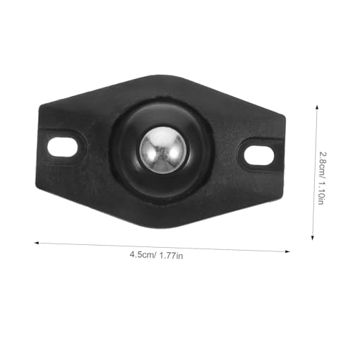 STOBAZA 4 Stck Selbstklebende Mini Lenkrollen aus Abs Kleine Transportrollen für Aufbewahrungsboxen und Mülleimer Kratzfeste Drehbare Möbelrollen mit Einfacher Montage Vielseitige von STOBAZA