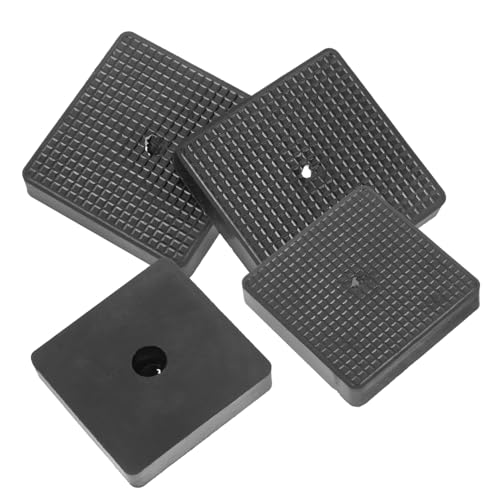 STOBAZA 4 Stück Anti vibrations Gummi Pads für Waschmaschine und Trockner Schwingungsdämpfende Rutschfeste Unterlagen Geräuschreduzierend Stoßabsorbierend Langlebig und Installieren von STOBAZA