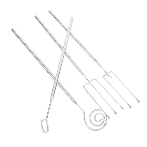 STOBAZA 4 Stück Edelstahl Fonduegabel Set Spiralförmig Pralinen Gabeln für Schokolade Käse Hot Pot Robust Ergonomisch Vielseitig für Handgemachte Süßigkeiten und Pralinen STOBAZA 4 Stück Edelstahl Fonduegabel Set Spiralförmig Pralinen Gabeln für Schokolade Käse Hot Pot Robust Ergonomisch Vielseitig für Handgemachte Süßigkeiten und Pralinen von STOBAZA