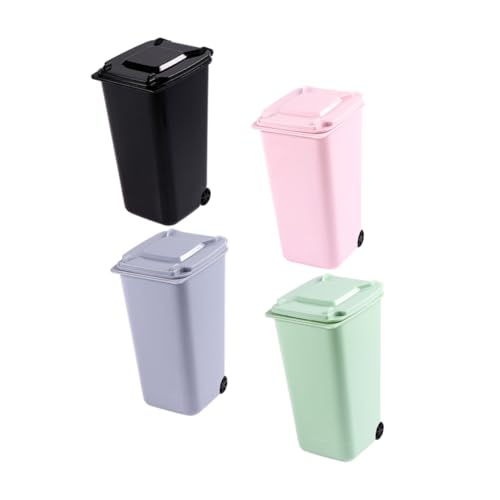 STOBAZA 4 Stück Mini Tischmülleimer aus Kunststoff Multifunktional als Desktop Abfallbehälter und Aufbewahrungsbox Geeignet für Küche Büro Wohnzimmer und Auto Zufällige Zufällige Farbe STOBAZA 4 Stück Mini Tischmülleimer aus Kunststoff Multifunktional als Desktop Abfallbehälter und Aufbewahrungsbox Geeignet für Küche Büro Wohnzimmer und Auto Zufällige Zufällige Farbe von STOBAZA