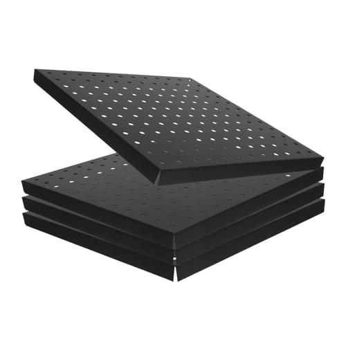 STOBAZA 4 Stück Schweres Lochbrett Wandorganizer fürs Büro Büroorganisation Steckbrett für Werkzeuge Tischplatte PEG -Boards für Wand pegboard wandorganisator Werkzeughalter Metall Schwarz STOBAZA 4 Stück Schweres Lochbrett Wandorganizer fürs Büro Büroorganisation Steckbrett für Werkzeuge Tischplatte PEG -Boards für Wand pegboard wandorganisator Werkzeughalter Metall Schwarz von STOBAZA
