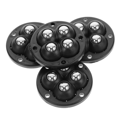 STOBAZA 4 Stück Selbstklebende Möbel lenkrollen Drehbar Stabile Abs Edelstahl roller für Küchen Aufbewahrungsboxen Bürostühle Einfache Montage ohne Bohren Schwarz STOBAZA 4 Stück Selbstklebende Möbel lenkrollen Drehbar Stabile Abs Edelstahl roller für Küchen Aufbewahrungsboxen Bürostühle Einfache Montage ohne Bohren Schwarz von STOBAZA
