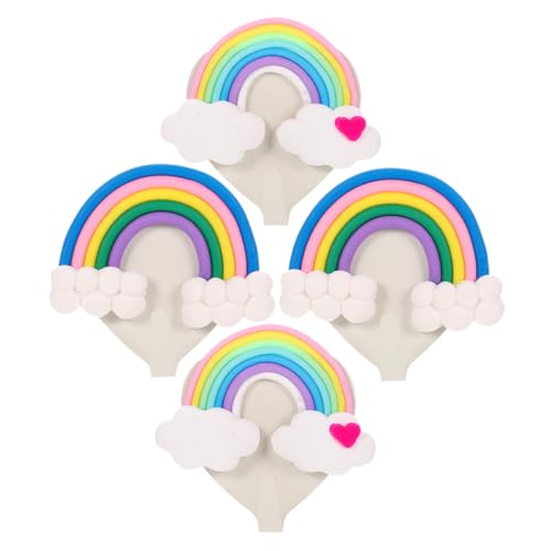 STOBAZA 4 Stück Selbstklebende Regenbogen Wolken Wandhaken Nagelfreie Klebehaken für Taschen Mäntel Handtücher Stabile Dekorative Aufhänger für Küche Bad Wohnzimmer und Büro STOBAZA 4 Stück Selbstklebende Regenbogen Wolken Wandhaken Nagelfreie Klebehaken für Taschen Mäntel Handtücher Stabile Dekorative Aufhänger für Küche Bad Wohnzimmer und Büro von STOBAZA