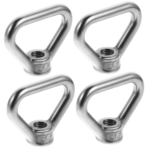 STOBAZA 4 Stück Teiliges Dreieck ringschrauben aus Edelstahl Langlebige Gewindemutter mit Augbolzen Korrosionsbeständig Sichere Hebemutter für Befestigung und Hängesysteme STOBAZA 4 Stück Teiliges Dreieck ringschrauben aus Edelstahl Langlebige Gewindemutter mit Augbolzen Korrosionsbeständig Sichere Hebemutter für Befestigung und Hängesysteme von STOBAZA