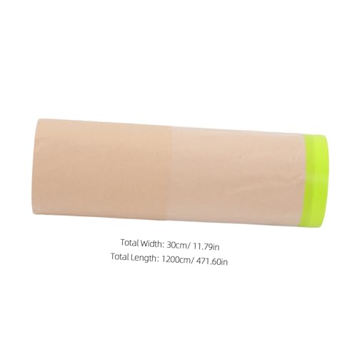 STOBAZA 4 Stück Teiliges Kraftpapier-maskierpapier Staubdichte Reißfeste Abdeckfolie für Fahrzeuglackierung Möbel Handwerksarbeiten Schützende Malerfolie für Präzises Spritzschutz STOBAZA 4 Stück Teiliges Kraftpapier-maskierpapier Staubdichte Reißfeste Abdeckfolie für Fahrzeuglackierung Möbel Handwerksarbeiten Schützende Malerfolie für Präzises Spritzschutz von STOBAZA