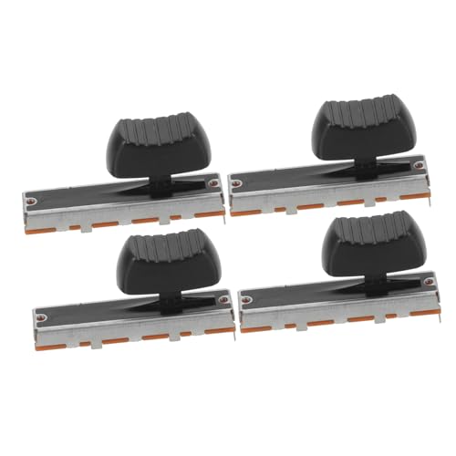 STOBAZA 4 Stück Teiliges Lineares Schiebepotentiometer Metall Potentiometer Tuning Werkzeug Präzise Lautstärkeregelung für Mixer Soundkarte Dj Konsole Langlebiger Gerader Schieberegler von STOBAZA