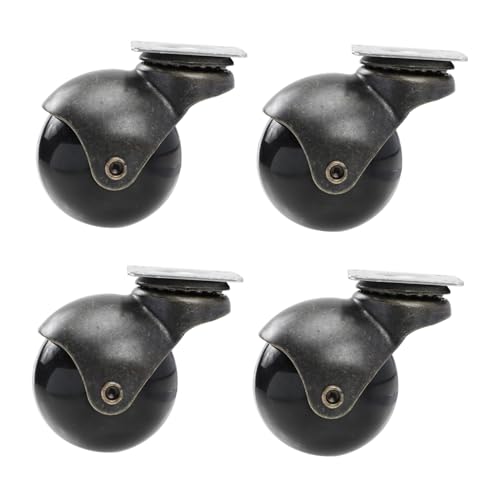 STOBAZA 4 Stück Teiliges Swivel Caster Räder in Antik bronze Drehbar Geräuscharm Präzise Kugellager für Stuhl Schrank und Möbel im Wohn Bürobereich STOBAZA 4 Stück Teiliges Swivel Caster Räder in Antik bronze Drehbar Geräuscharm Präzise Kugellager für Stuhl Schrank und Möbel im Wohn Bürobereich von STOBAZA