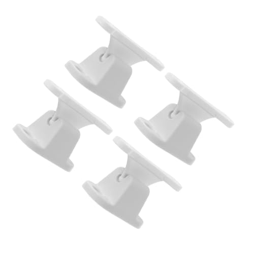 STOBAZA 4 Stück Teiliges T förmiges Türhalter Weißem Robuster Türstopper für Wohnmobil Camper und Boot Installieren Schützt vor Türschäden und Geräuschen von STOBAZA