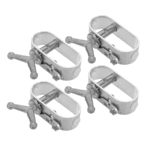 STOBAZA 4Stücke Stahlseilspanner für Draht Robuste Drahtspanner Miniwinde zur Sicheren Kabelspannung im Außenbereich für Gewächshäuser DIY Projekte von STOBAZA