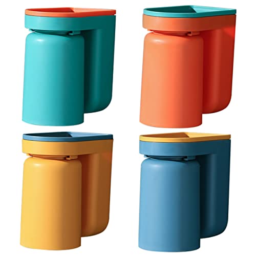 STOBAZA 4stücke Wandmontierter Zahnbürstenständer Mit Haltern Und Wiederverwendbaren Mundwasserbechern Für Waschraumzubehör Organizer Für Zahnbürsten Und Trocknung STOBAZA 4stücke Wandmontierter Zahnbürstenständer Mit Haltern Und Wiederverwendbaren Mundwasserbechern Für Waschraumzubehör Organizer Für Zahnbürsten Und Trocknung von STOBAZA