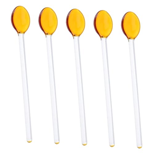 STOBAZA 5 Stück Langanhaltende Kaffeelöffel Hitzebeständige Ergonomische Rührlöffel mit Langem Griff für Kaffee Tee und Desserts für Zuhause und STOBAZA 5 Stück Langanhaltende Kaffeelöffel Hitzebeständige Ergonomische Rührlöffel mit Langem Griff für Kaffee Tee und Desserts für Zuhause und von STOBAZA