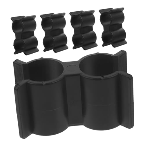 STOBAZA 5 Stück Schwarze Nylon Doppelrohrschellen Rohrklemmen für Yacht Boot Wohnmobil Doppelte Befestigungsklemmen Rohrverbinder Teiliges Set Einfache Montage STOBAZA 5 Stück Schwarze Nylon Doppelrohrschellen Rohrklemmen für Yacht Boot Wohnmobil Doppelte Befestigungsklemmen Rohrverbinder Teiliges Set Einfache Montage von STOBAZA