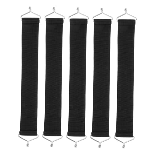 STOBAZA 5 Stück Schwarze Verstärkungsbänder für Liegestuhl Heavy Duty rutschfest mit Haken Stabile Reparaturgurte Belastbar Vielseitig Einsetzbar für Outdoor Camping Garten und Freizeit STOBAZA 5 Stück Schwarze Verstärkungsbänder für Liegestuhl Heavy Duty rutschfest mit Haken Stabile Reparaturgurte Belastbar Vielseitig Einsetzbar für Outdoor Camping Garten und Freizeit von STOBAZA