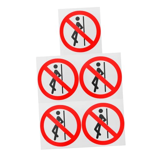 STOBAZA 5 Stück Selbstklebende Warnaufkleber Bitte nicht Anlehnen Ablösbare Sicherheitszeichen für Werkstätten Fabriken und Baustellen Sichtbare Warnhinweise zur Unfallverhütung STOBAZA 5 Stück Selbstklebende Warnaufkleber Bitte nicht Anlehnen Ablösbare Sicherheitszeichen für Werkstätten Fabriken und Baustellen Sichtbare Warnhinweise zur Unfallverhütung von STOBAZA