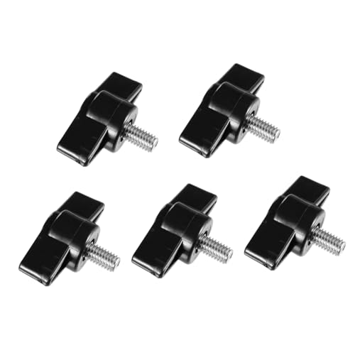 STOBAZA 5 Stück Teiliges Außensechskant Schrauben aus Edelstahl T förmige Hand daumen schrauben mit Gerändeltem Griff für Maschinen Elektronik Möbel und Industrieanwendungen von STOBAZA