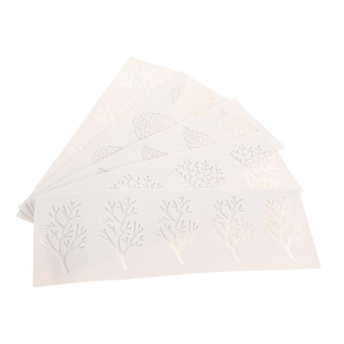 STOBAZA 5 Stück Teiliges Fondant Silikonform mit Filigranen Spitzenmustern Lebensmittelecht Flexibel Leicht zu Lösen für Tortendekoration Kuchen und Kekse Backen STOBAZA 5 Stück Teiliges Fondant Silikonform mit Filigranen Spitzenmustern Lebensmittelecht Flexibel Leicht zu Lösen für Tortendekoration Kuchen und Kekse Backen von STOBAZA