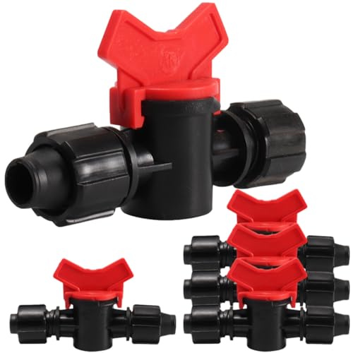 STOBAZA 5 Stück Wege Kugelhahn Absperrventil mit Sicherheitsverschluss für Bewässerung Tropfschlauch Aquarium Wasserreiniger Kunststoff Langlebig STOBAZA 5 Stück Wege Kugelhahn Absperrventil mit Sicherheitsverschluss für Bewässerung Tropfschlauch Aquarium Wasserreiniger Kunststoff Langlebig von STOBAZA